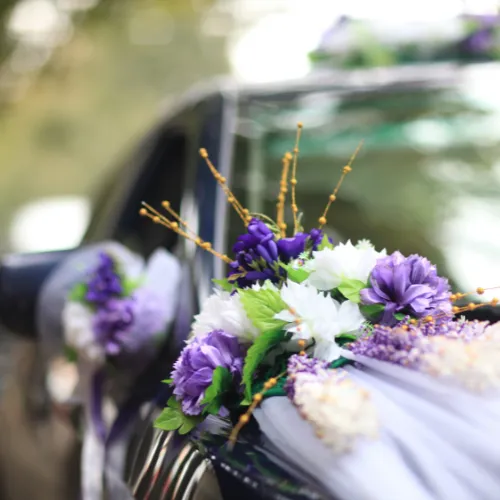 chauffeur prive vtc mariage cannes vehicule fleurs