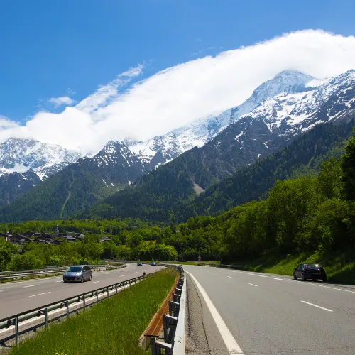 transport toutes distances cote azur carte autoroute montagne